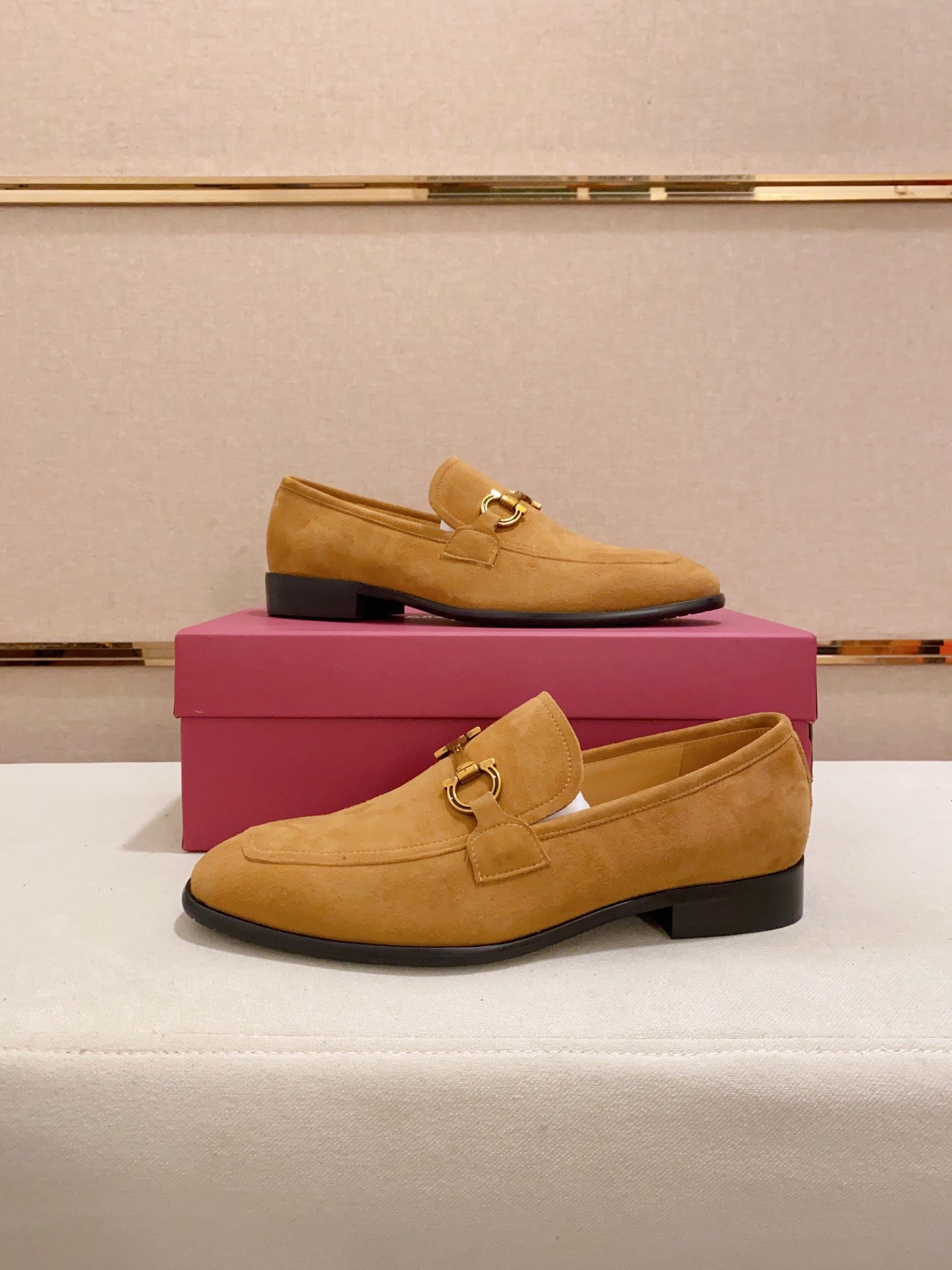 Ferragamo Suede Driving Shoes