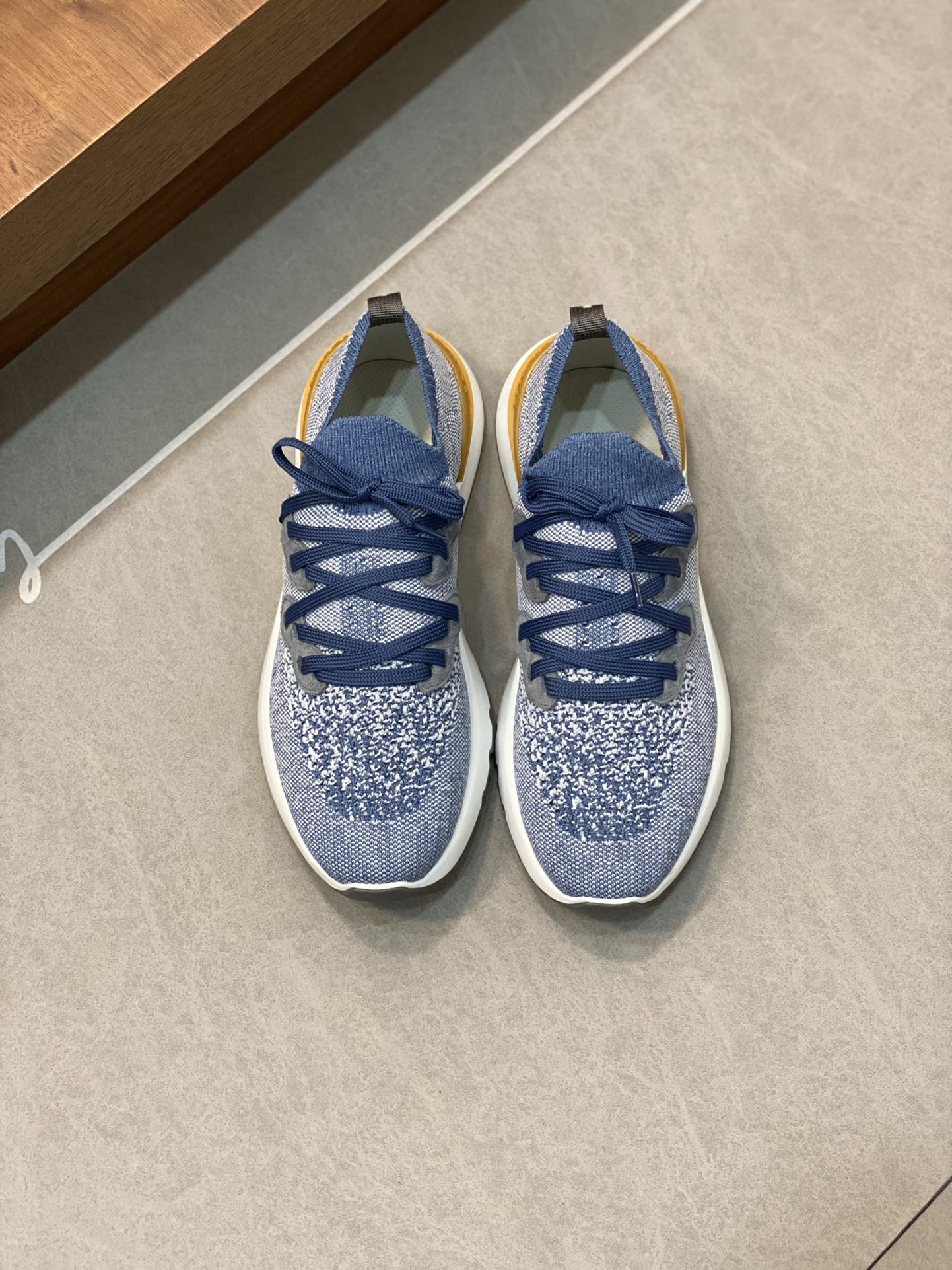 Brunello Cucinelli Flyknit Cashmere Lace-Up Sneakers – Spring/Summer Collection – 25SS