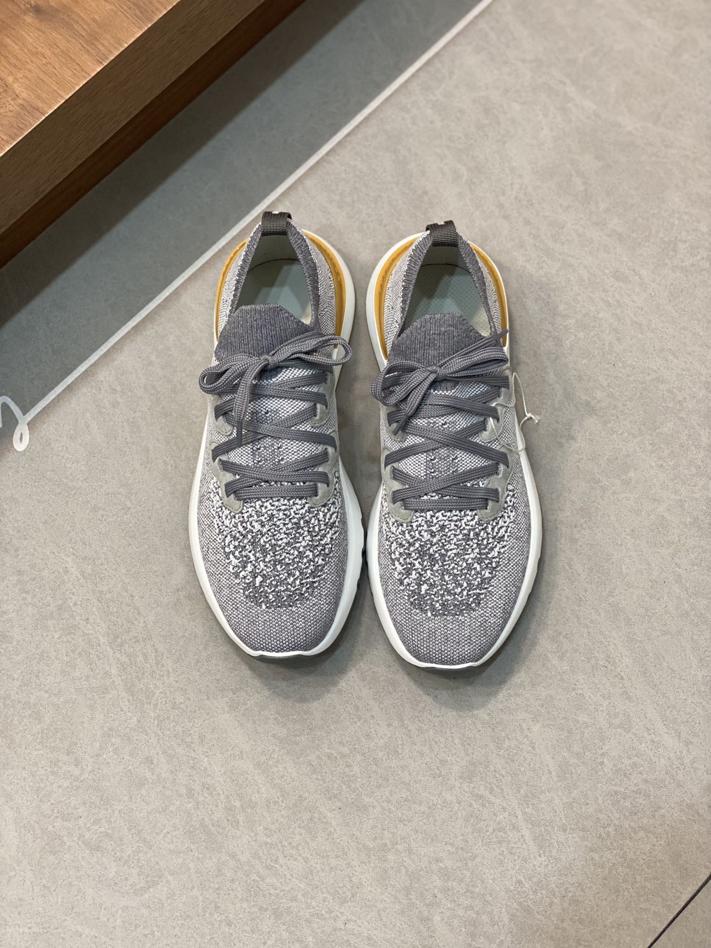 Brunello Cucinelli Flyknit Cashmere Lace-Up Sneakers – Spring/Summer Collection – 25SS