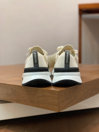 Brunello Cucinelli Flyknit Cashmere Lace-Up Sneakers – Spring/Summer Collection – 25SS