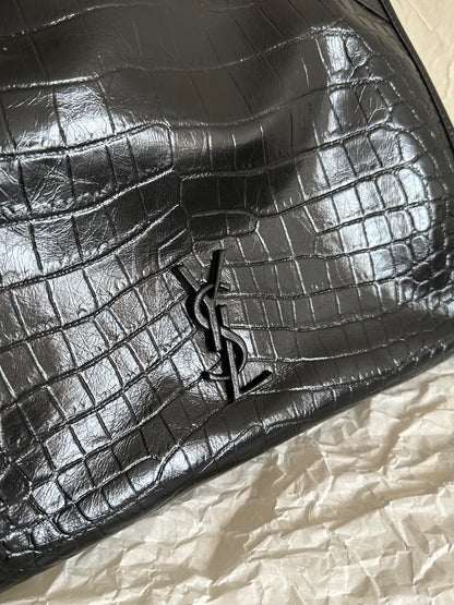 Saint Laurent Niki Tote Bag – Crocodile Embossed