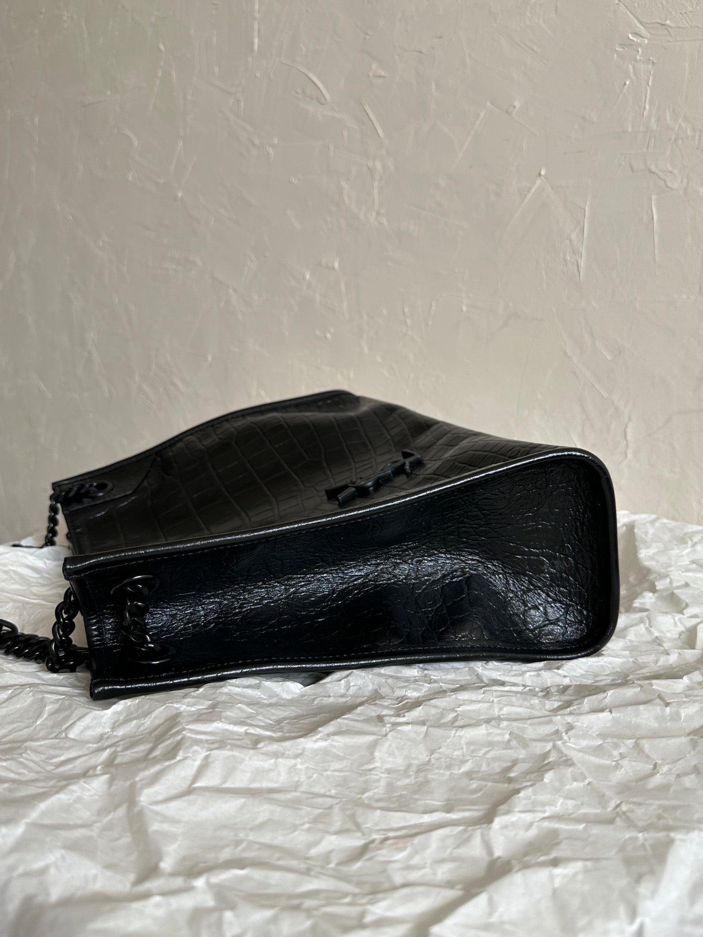 Saint Laurent Niki Tote Bag – Crocodile Embossed
