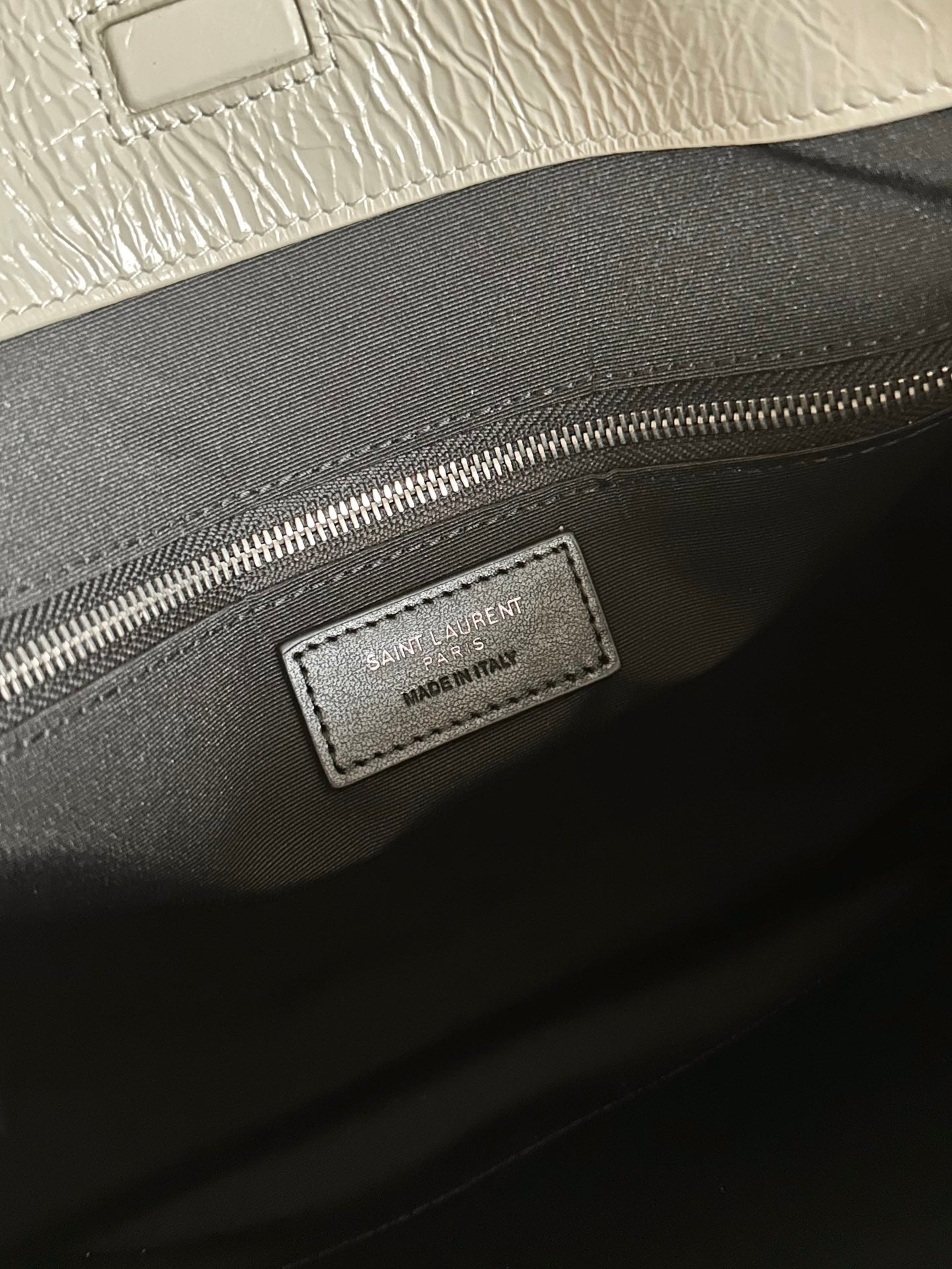 Saint Laurent Niki Waxed Leather Tote Bag
