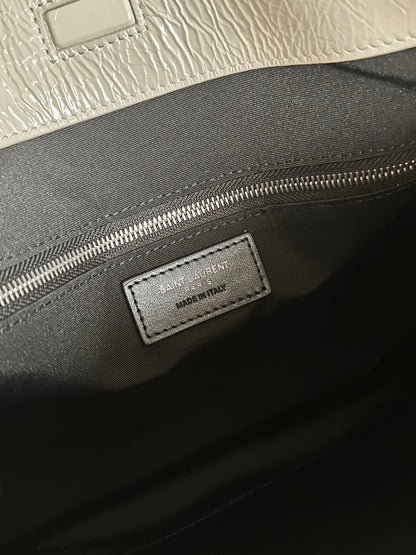 Saint Laurent Niki Waxed Leather Tote Bag