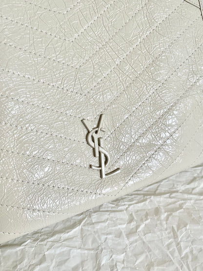 Saint Laurent Niki Waxed Leather Tote Bag