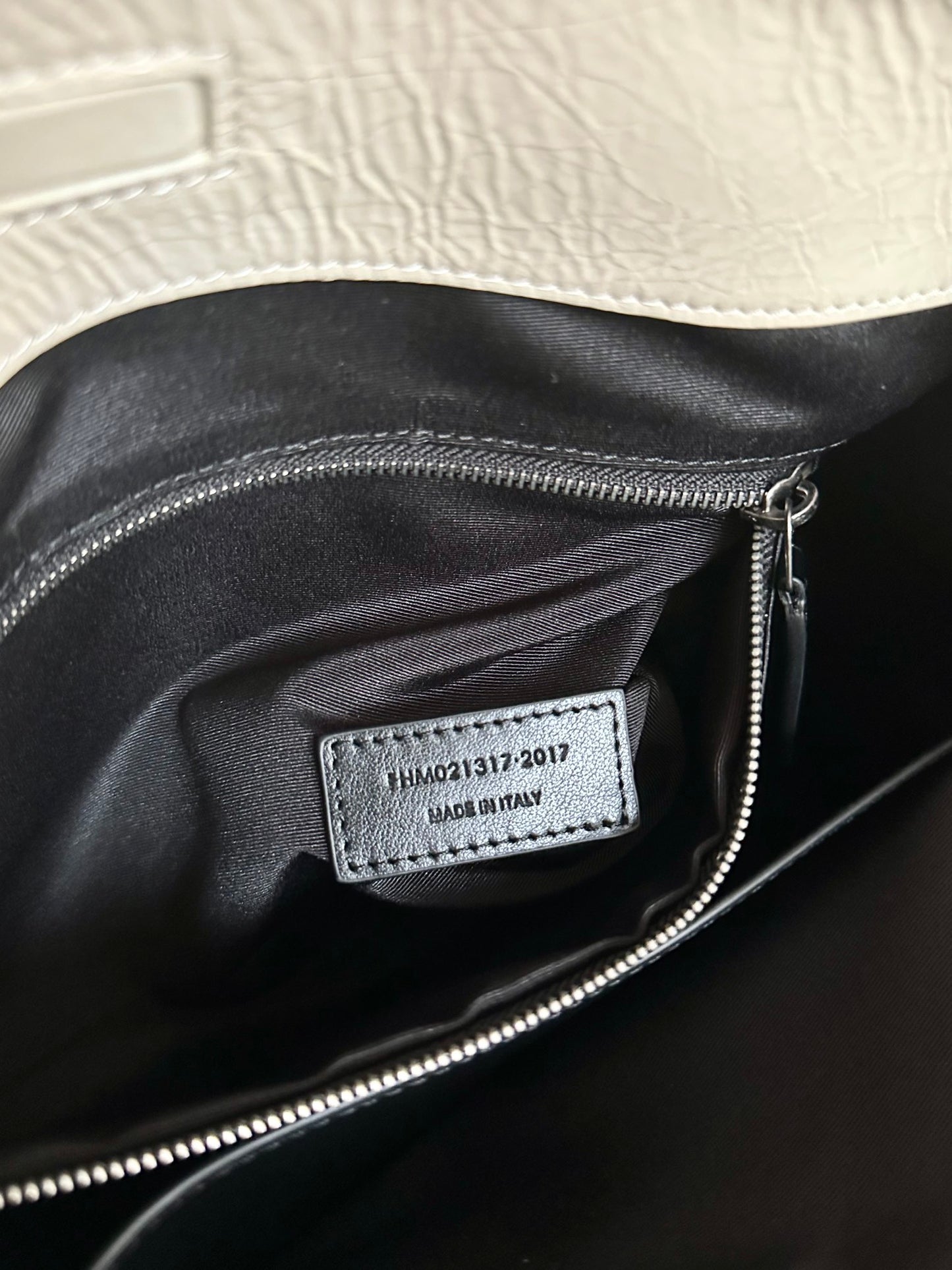 Saint Laurent Niki Waxed Leather Tote Bag