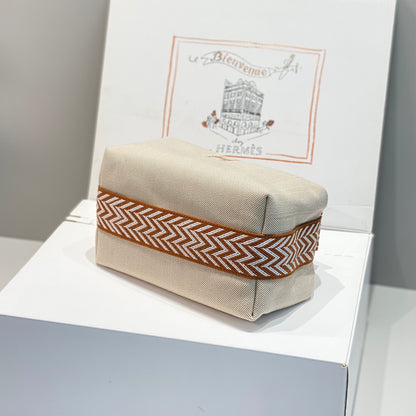 Trousse Bride A Brace Canvas Vanity Case