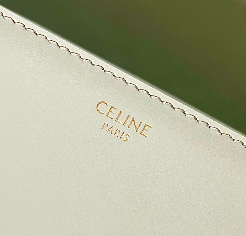 Celine Triomphe Box Calfskin Bag