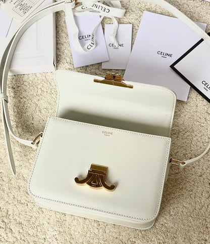 Celine Triomphe Box Calfskin Bag