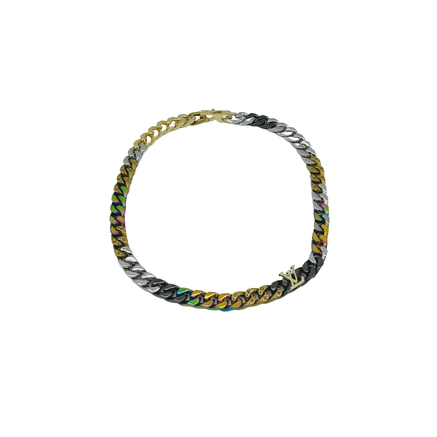 Louis Vuitton Chain Links Patches Necklace – 2023 Autumn/Winter Collection