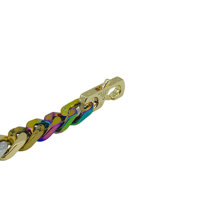 Louis Vuitton Chain Links Patches Colorful Monogram Bracelet