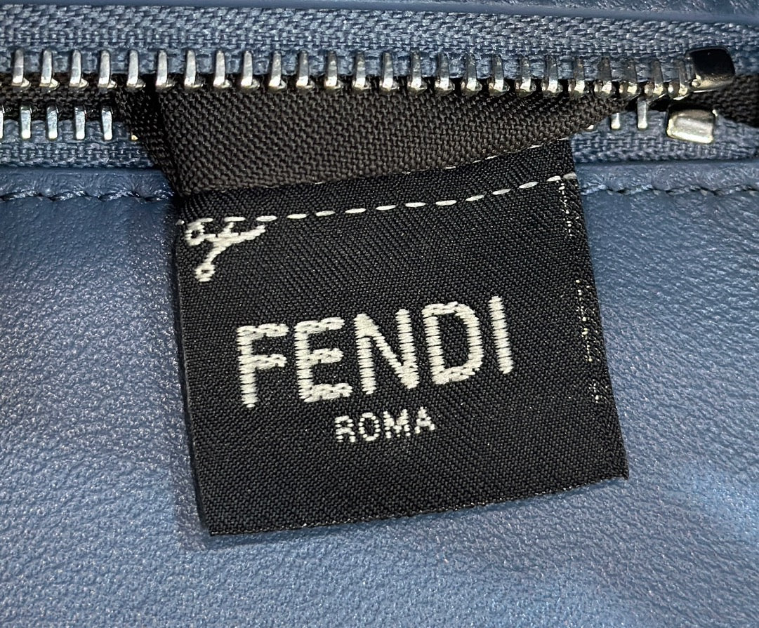 Fendi Iconic Peekaboo Small Woven Handbag