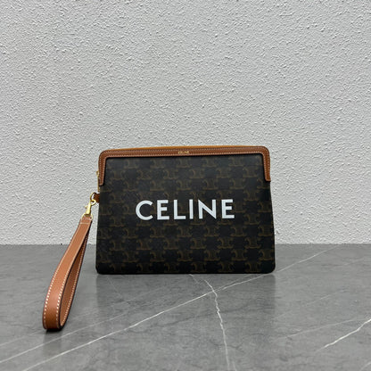 Celine Clutch Bag with Wrist Strap