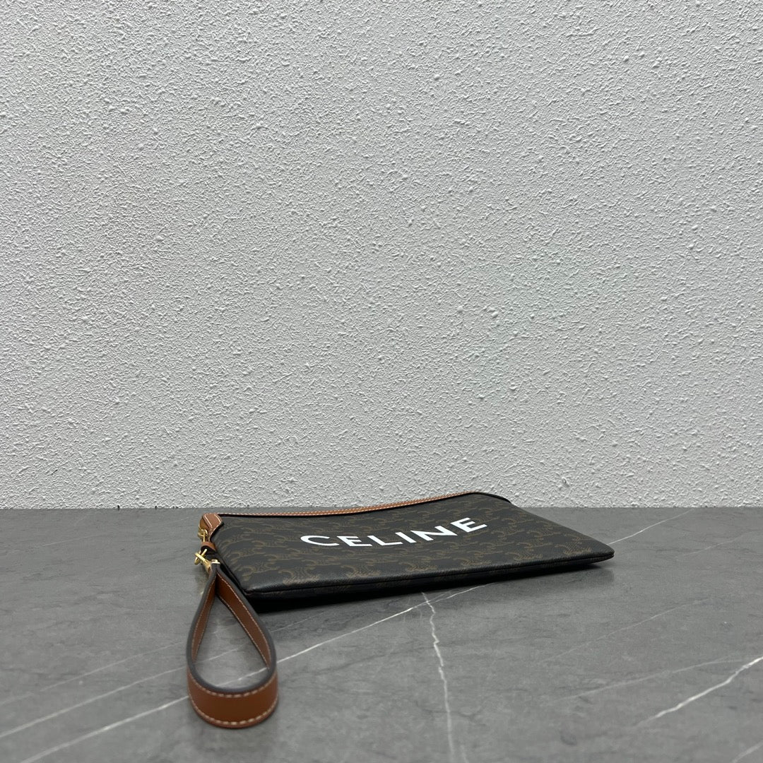 Celine Clutch Bag with Wrist Strap