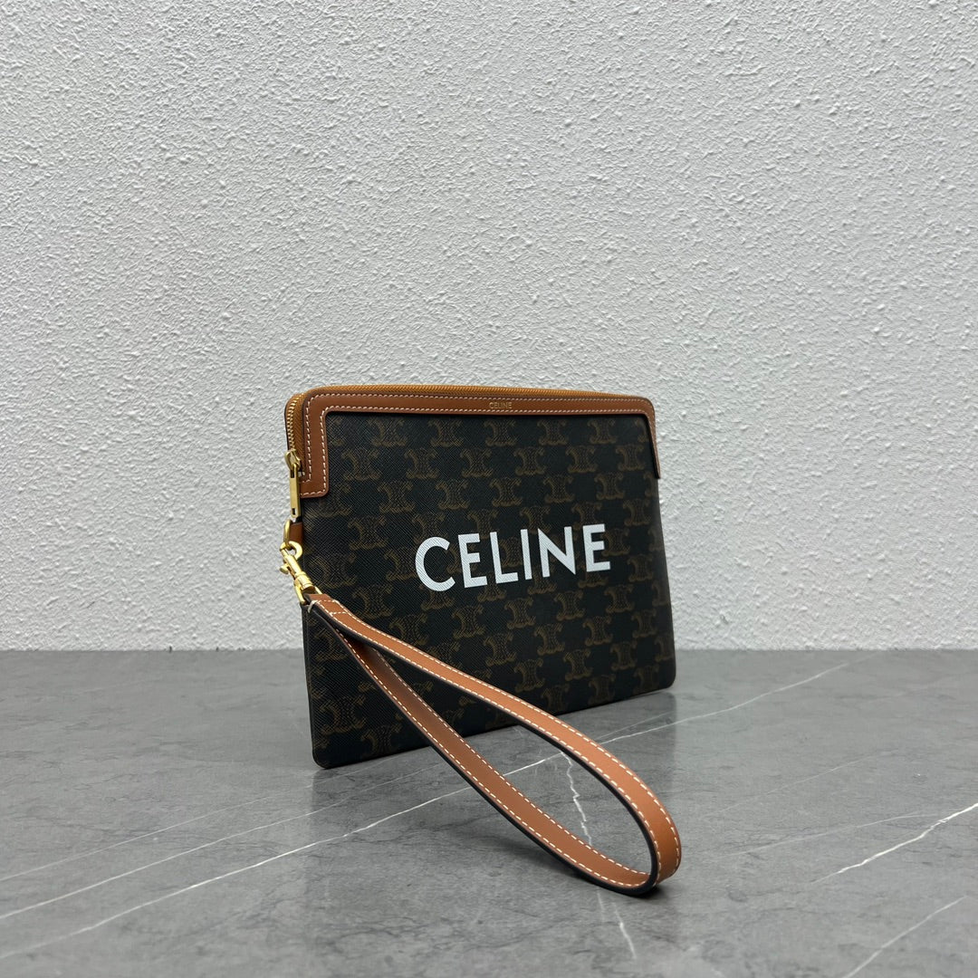 Celine Clutch Bag with Wrist Strap