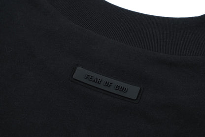 Fear of God ESSENTIALS Logo Mock Neck Long Sleeve T-Shirt – New Collection