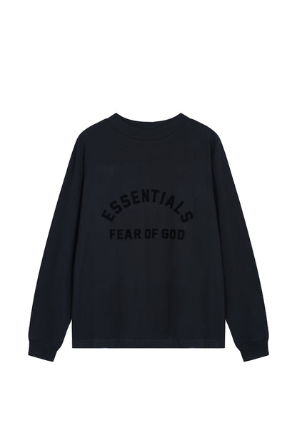 Fear of God ESSENTIALS Logo Mock Neck Long Sleeve T-Shirt – New Collection