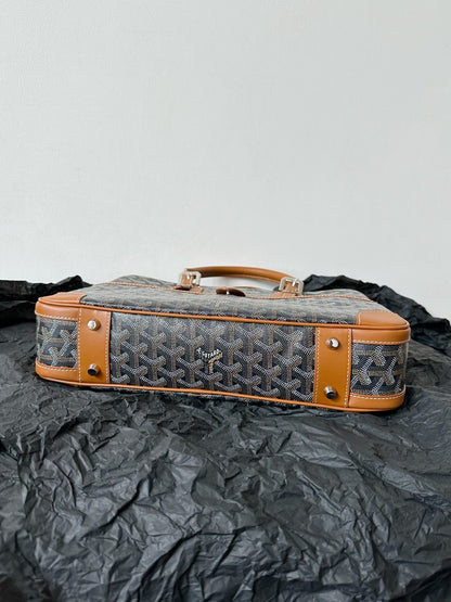 Goyard Men's Professional Briefcase – Black/Brown