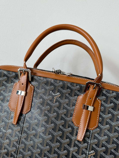 Goyard Men's Professional Briefcase – Black/Brown
