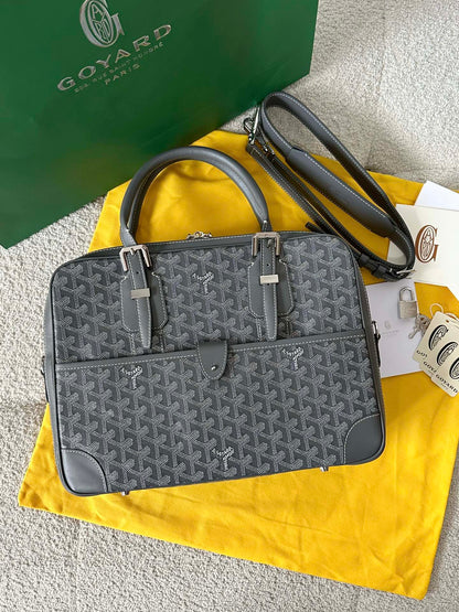 Goyard Men's Briefcase – Grey