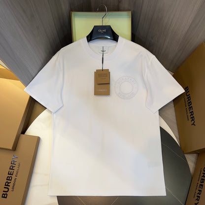 Burberry Micro-Logo Embroidered Cotton T-Shirt – Spring/Summer Collection