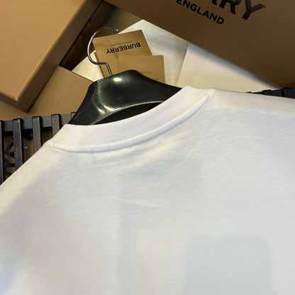 Burberry Micro-Logo Embroidered Cotton T-Shirt – Spring/Summer Collection