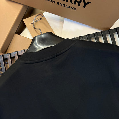 Burberry Micro-Logo Embroidered Cotton T-Shirt – Spring/Summer Collection