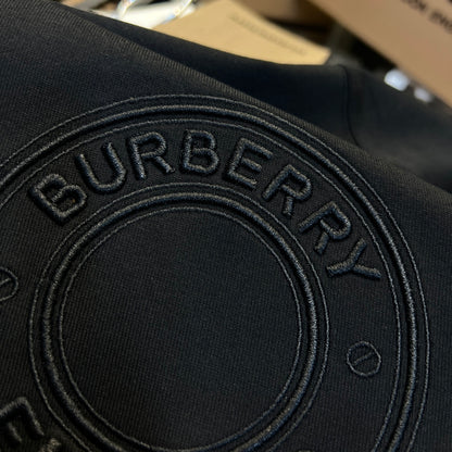 Burberry Micro-Logo Embroidered Cotton T-Shirt – Spring/Summer Collection