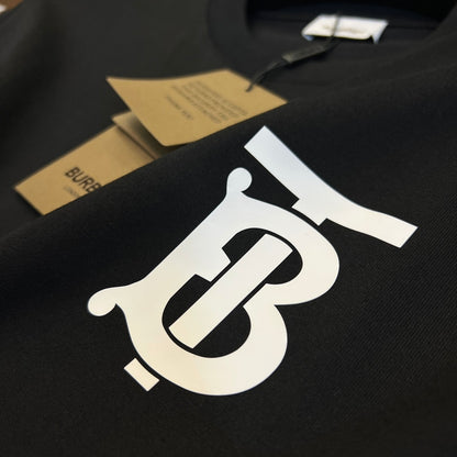 Burberry Monogram Pattern Cotton Loose T-Shirt – Spring/Summer Collection