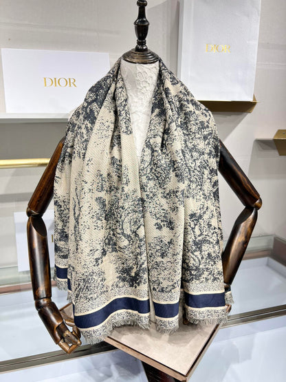 Dior Limited Edition Grey Shawl
