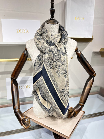 Dior Limited Edition Grey Shawl