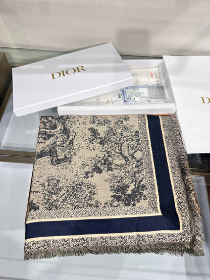 Dior Limited Edition Grey Shawl