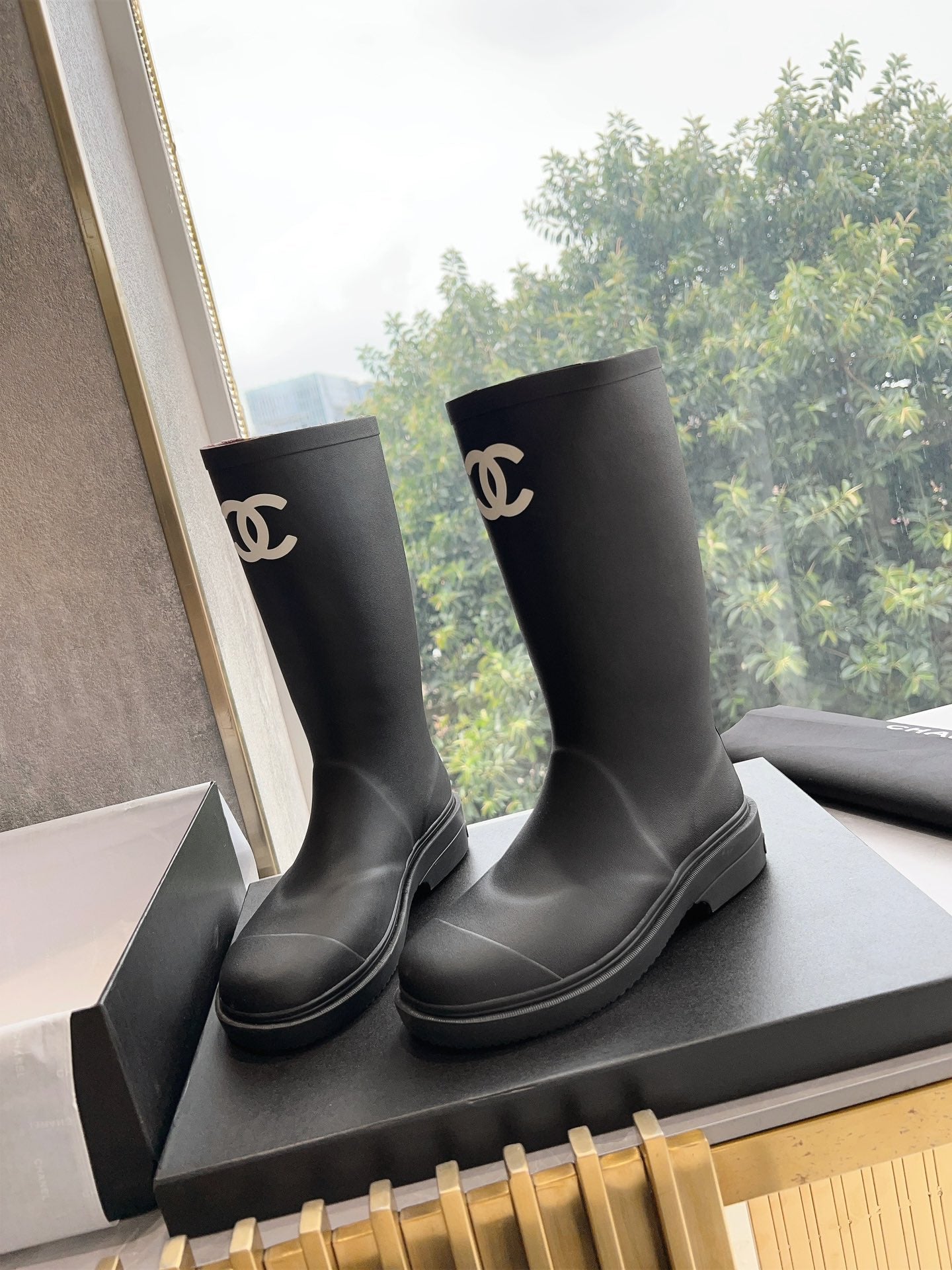 Chanel 2023 Early Spring Rain Boots