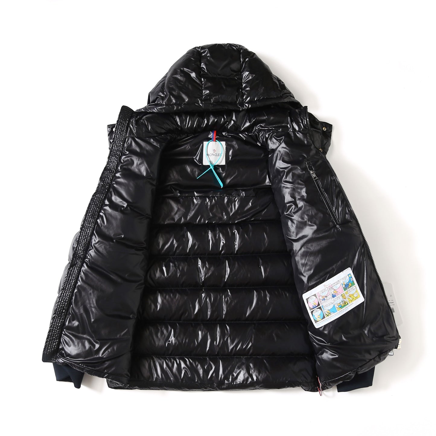 Moncler Corydale Striped Hooded Down Jacket – FW22