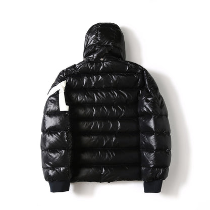 Moncler Corydale Striped Hooded Down Jacket – FW22