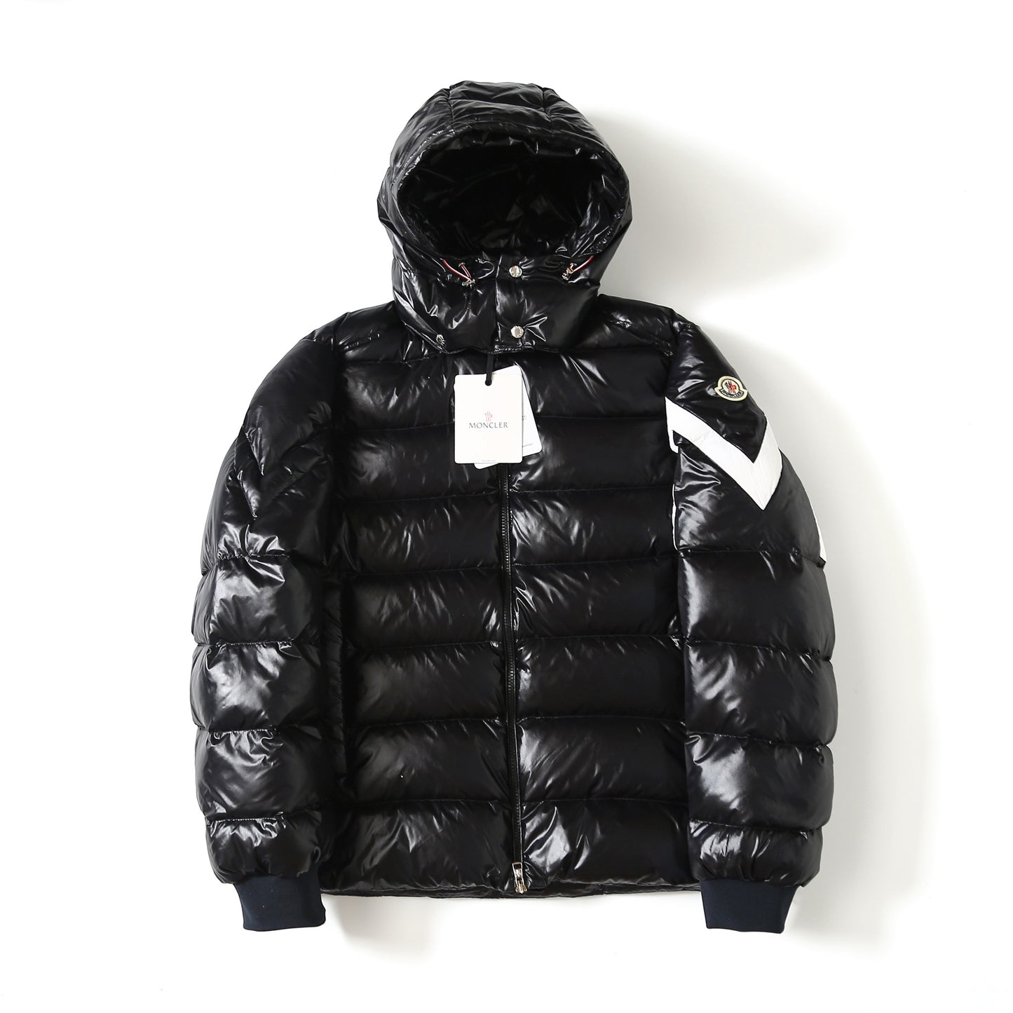 Moncler Corydale Striped Hooded Down Jacket – FW22