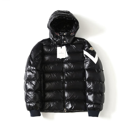 Moncler Corydale Striped Hooded Down Jacket – FW22
