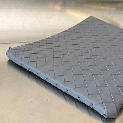 Bottega Veneta Intrecciato Half-Zip Clutch Bag