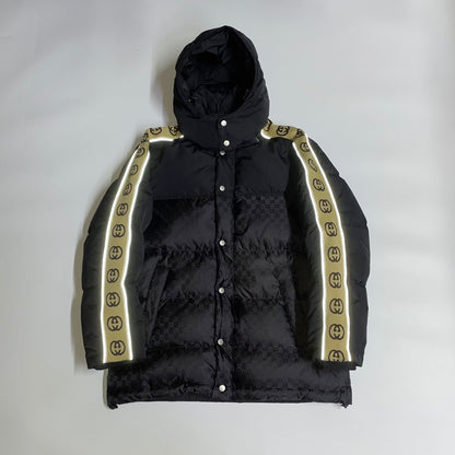 Gucci Double G Jacquard Reflective Runway Down Jacket