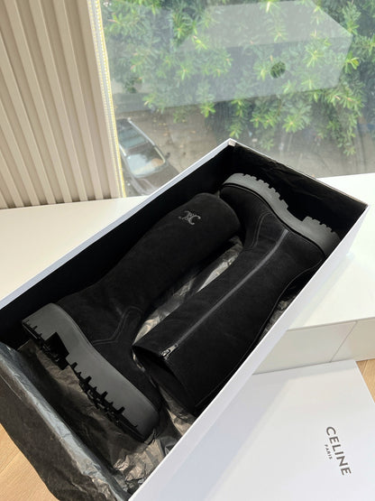 Celine Triomphe Knee-High Boots – 2023 Autumn/Winter Collection