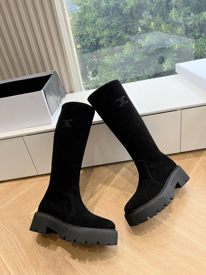Celine Triomphe Knee-High Boots – 2023 Autumn/Winter Collection