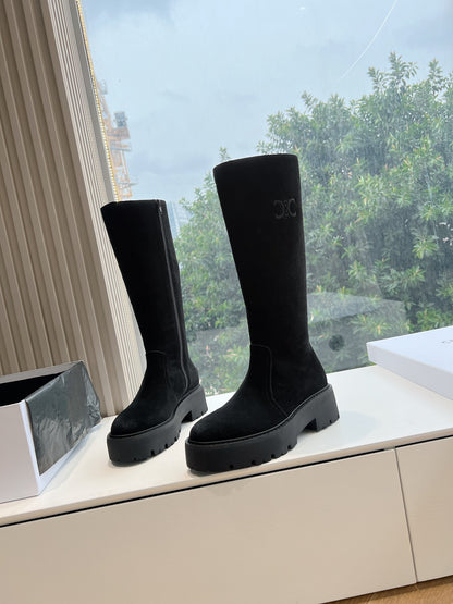 Celine Triomphe Knee-High Boots – 2023 Autumn/Winter Collection