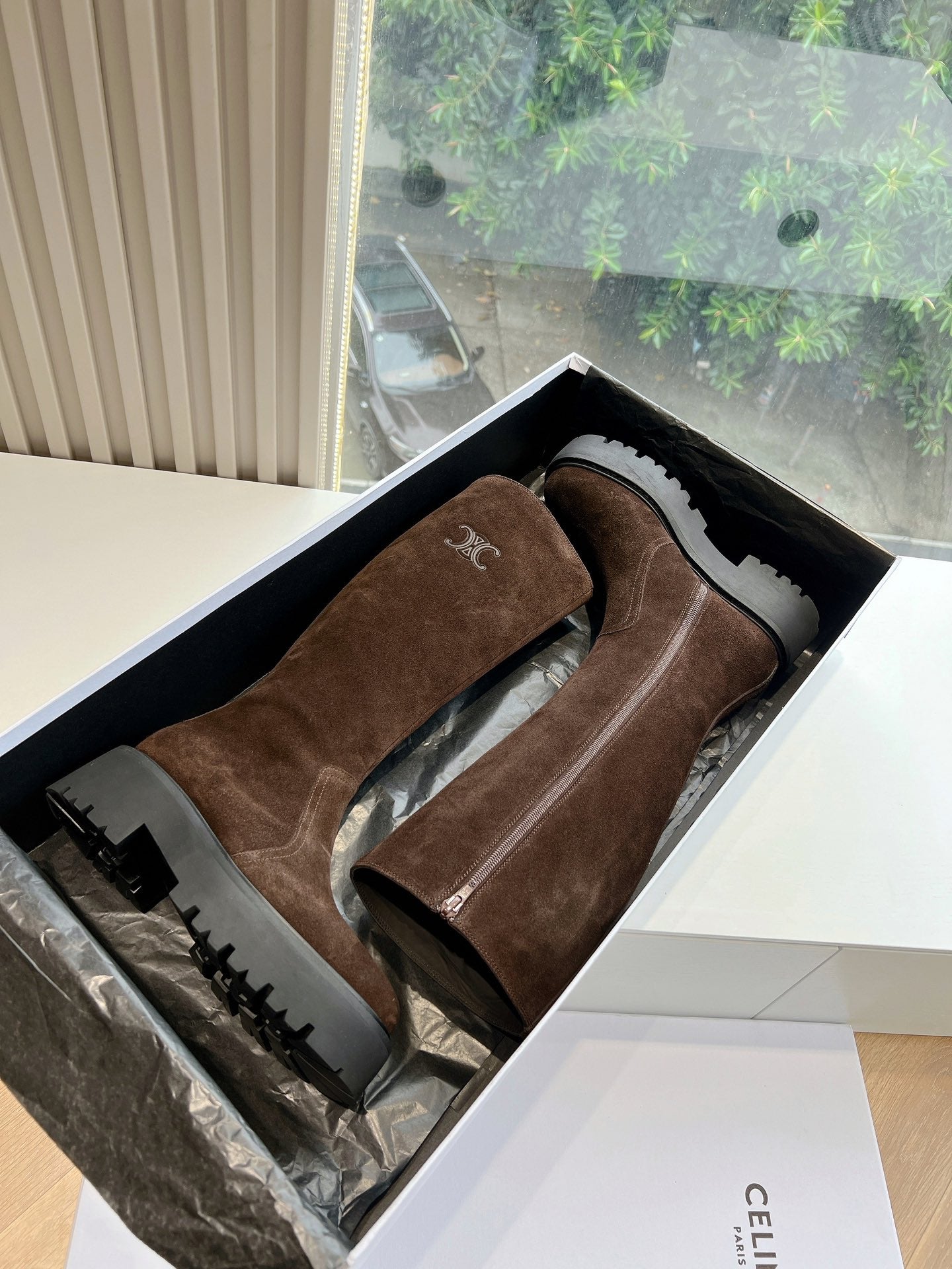 Celine Triomphe Knee-High Boots – 2023 Autumn/Winter Collection