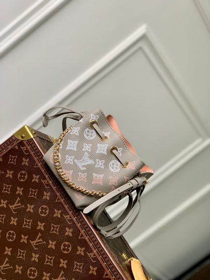 Louis Vuitton Pico Bella Perforated Monogram Bucket Bag