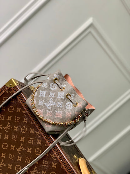 Louis Vuitton Pico Bella Perforated Monogram Bucket Bag