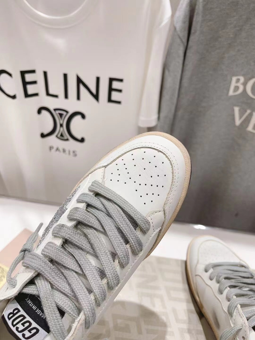 Golden Goose Ball Star Sneakers – White Silver
