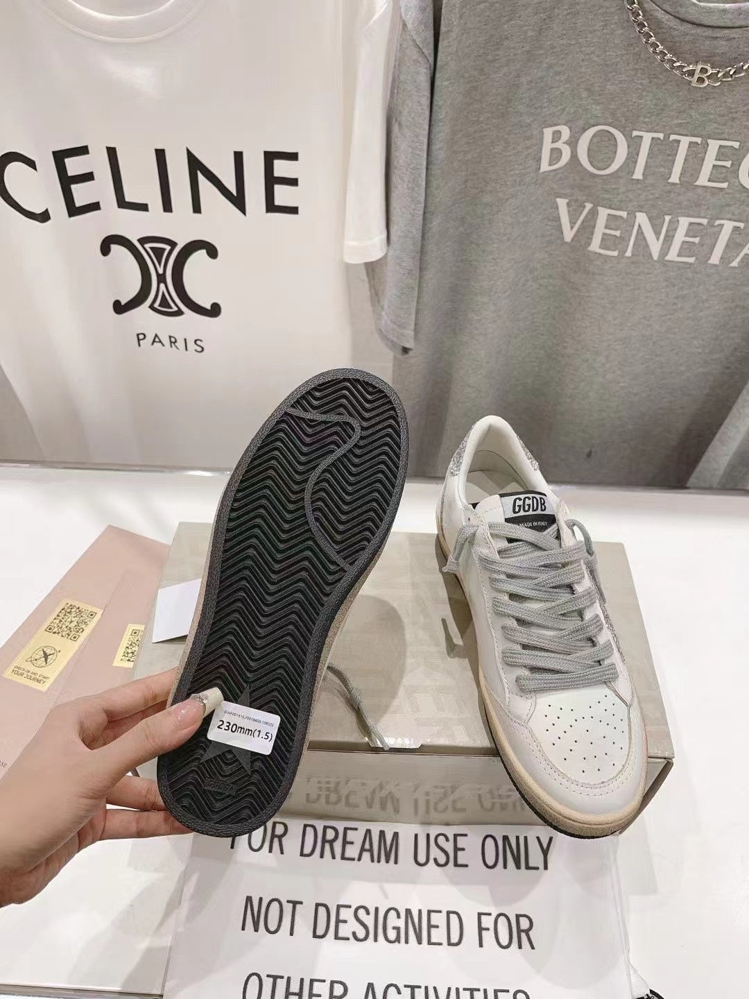 Golden Goose Ball Star Sneakers – White Silver