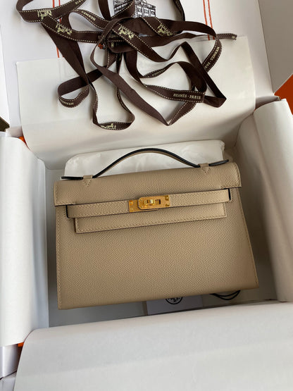 Hermès Kelly Mini Handbag – Trench Coat Grey