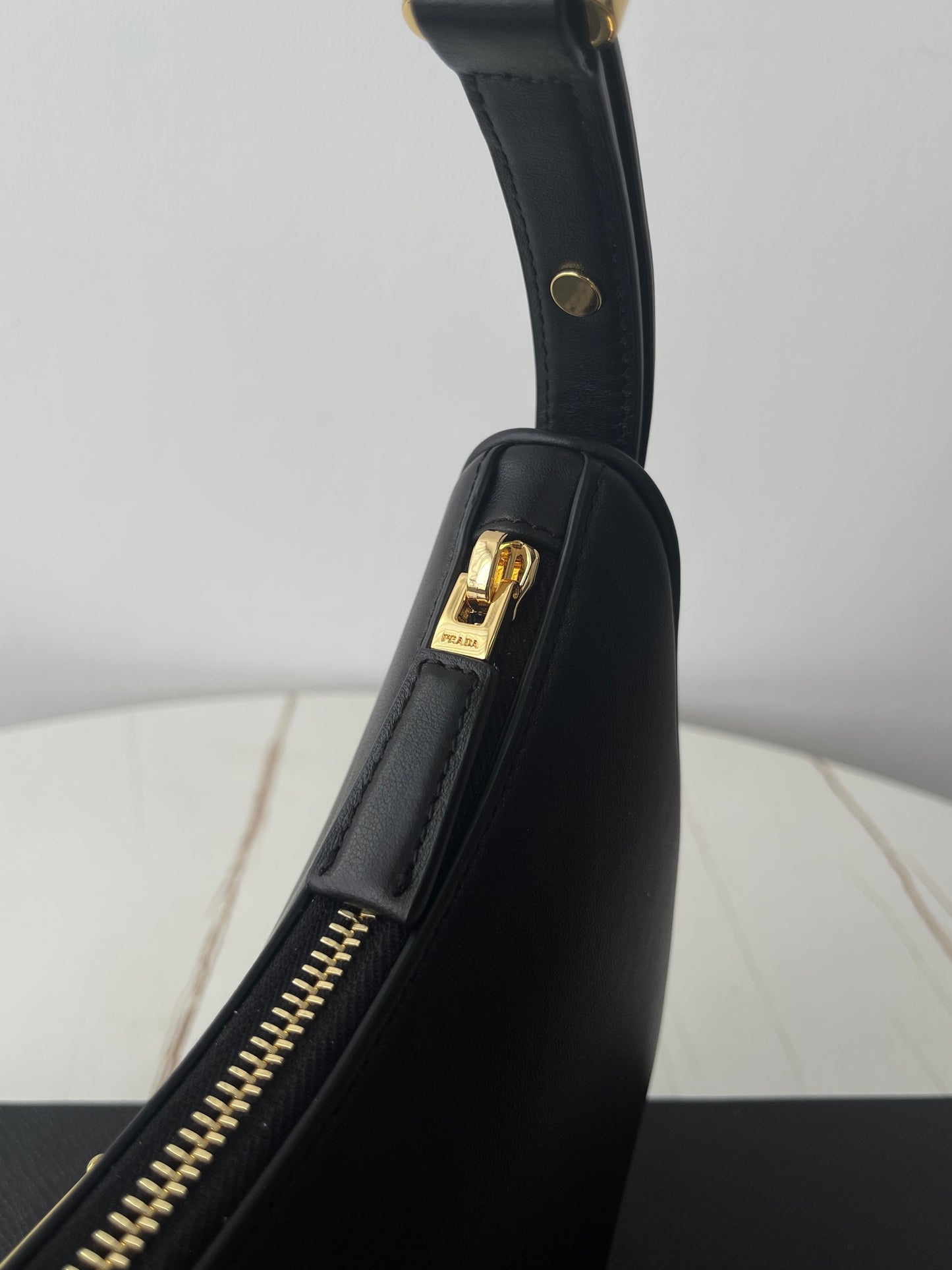 Prada Arque Cowhide Shoulder Bag