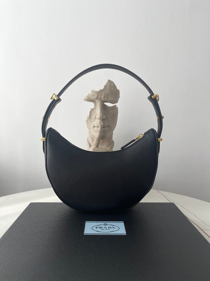Prada Arque Cowhide Shoulder Bag